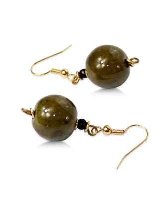 Kazuri Øreringe, Dinner Mustard